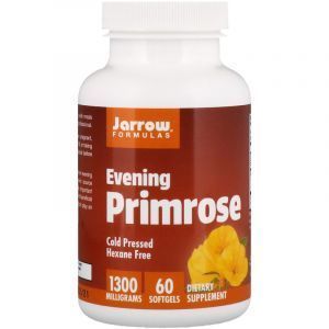 Масло вечерней примулы, (Evening Primrose), Jarrow Formulas, 1300 мг, 60 кап. (Default)