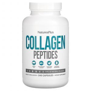 Коллагеновые пептиды, Collagen Peptides, Nature's Plus, 240 капсул
