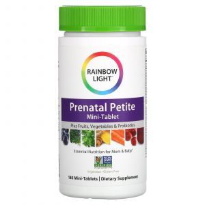 Витамины для беременных, Prenatal, Rainbow Light, 180 таблеток
