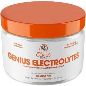 Электролиты, регидратация, Genius Electrolyte, Genius, порошок, вкус апельсина, 156 г