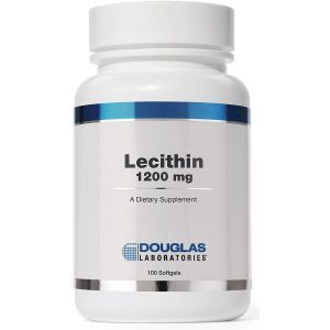 Лецитин, Lecithin, Douglas Laboratories, 1200 мг, 100 капсул