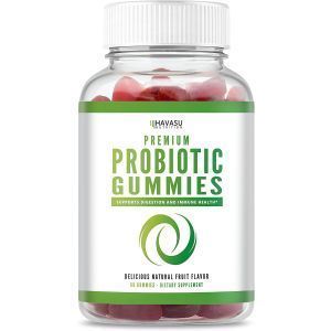Пробиотики, Probiotic Gummies, Havasu Nutrition, со вкусом фруктов, 60 жевательных конфет