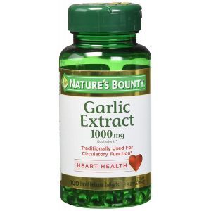 Чеснок, Garlic, Nature's Bounty, экстракт, 1000 мг, 100 капсул (Default)