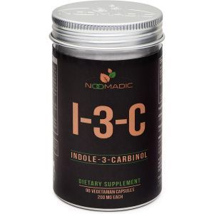 Индол-3-карбинол, Indole-3-Carbinol, Noomadic, 200 мг, 90 вегетарианских капсул  

