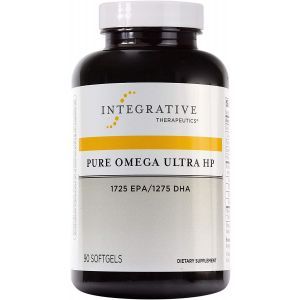 Омега-3, рыбий жир, Pure Omega Ultra HP, Integrative Therapeutics, 3255 мг, 90 гелевых капсул