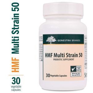Пробиотическая добавка, HMF Multi Strain 50, Genestra Brands, 30 вегетарианских капсул