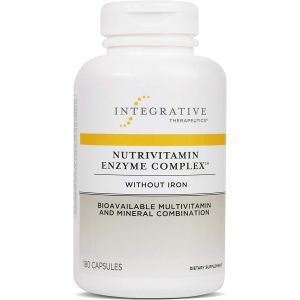 Мультивитаминно-минеральный комплекс, без железа, Nutrivitamin Enzyme Complex, Integrative Therapeutics, 180 капсул