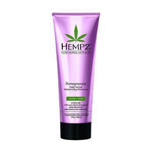 Увлажняющий шампунь для волос, гранат, Pomegranate Herbal Shampoo, Hempz, 265 мл.