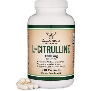 Цитруллин, L-Citrulline, Double Wood Supplements, 1200 мг, 210 капсул