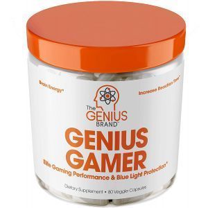 Повышение энергии мозга и поддержка зрения, Genius GamerI, Genius, 80 вегетарианских капсул