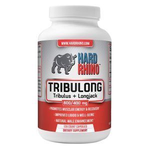 Трибулус и Тонгкат Али, Tribulong, Hard Rhino, 800/400 мг, 120 вегетарианских капсул