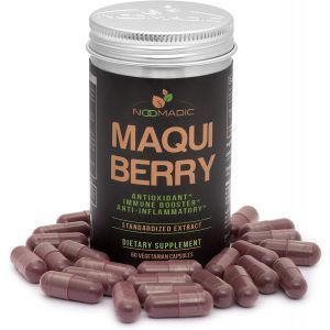 Мака ягоды, Maqui Berry, Noomadic, 500 мг, 60 вегетарианских капсул  
