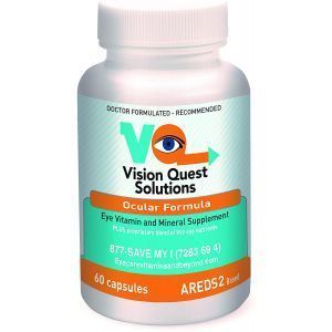 Комплекс для здоровья глаз, Ocular Formula Areds 2, Vision Quest Solutions, 60 капсул