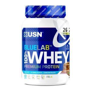 Cывороточный протеин, Blue Lab 100% Whey Premium Protein, USN, премиум-класса, вкус шоколада с карамелью, 908  г