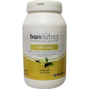 Питательный комплекс с протеином, BariNutrics NutriTotal Vanilla, Metagenics, вкус ванили, порошок, 722 г (14 порций)