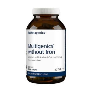 Мультивитамины и минералы без железа, Multigenics, Metagenics, 180 таблеток