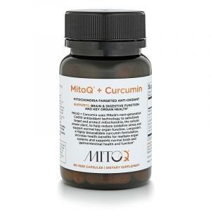 Куркумин антиоксидант MitoQ, MitoQ + Curcumin, MitoQ, 60 капсул 