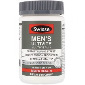 Мультивитамины для мужчин, Men's Ultivite Multivitamin, Swisse, 50 таблеток (Default)