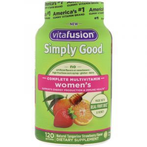 Мультивитамины для женщин, Women's Complete Multivitamin, VitaFusion, 120 жевательных таблеток