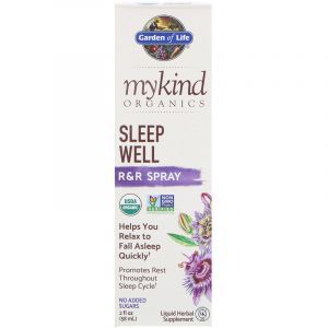 Здоровый сон, MyKind Organics, Sleep Well, Garden of Life, 58 мл 