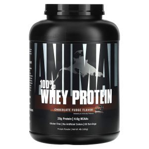 Сывороточный протеин, 100% Whey Protein Powder, Animal, вкус шоколадной помадки, 1.81 кг
