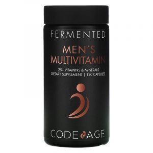 Мультивитамины для мужчин, Fermented, Men's Multivitamin, CodeAge, 120 капсул
