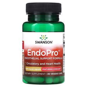 Формула для поддержки эндотелия, Endothelial Support Formula, Swanson, 500 мг, 30 растительных капсул