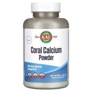 Коралловый кальций, Coral Calcium, KAL, порошок, 225 г
