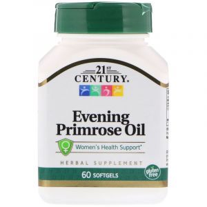 Масло вечерней примулы (Evening Primrose Oil), 21st Century, 60 кап. (Default)
