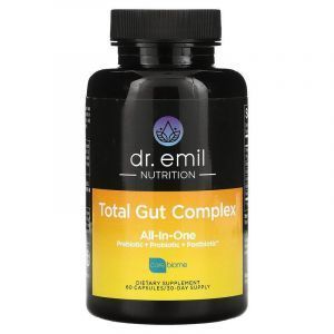 Поддержка здоровья кишечника, Total Gut Complex, Dr. Emil Nutrition, 60 капсул
