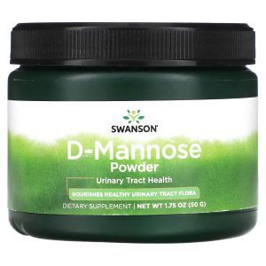 D-манноза, D-Mannose Powder, Swanson, в порошке, 50 г