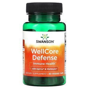 Защита иммунитета, WellCore Defense, Swanson, 30 вегетарианских капсул
