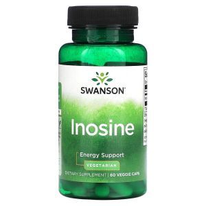 Инозин, Inosine, Swanson, 60 растительных капсул
