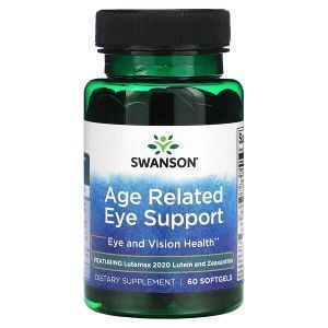 Возрастная поддержка для глаз, Age Related Eye Support, Swanson, 60 таблеток