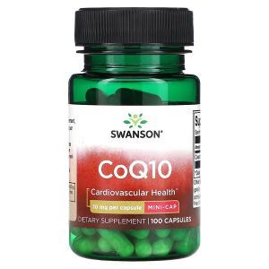 Коэнзим Q10, CoQ10, Swanson, 10 мг, 100 капсул