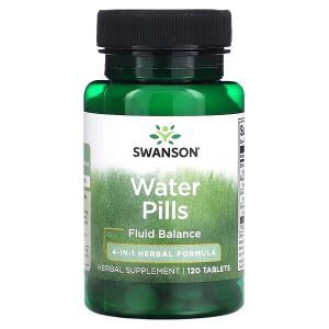 Мочегонное средство, Water Pills, Swanson, 120 таблеток