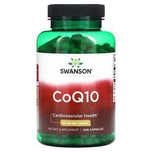 Коэнзим Q10, CoQ10, Swanson, 30 мг, 240 капсул