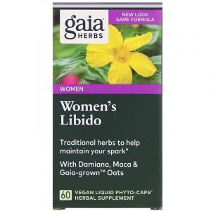 Женское либидо, Women's Libido, Gaia Herbs, 60 вегеанских капсул