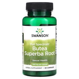 Бутэа Суперба, Butea Superba Root, Swanson, корень, 400 мг, 60 капсул