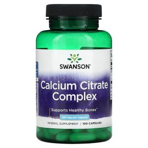 Цитрата кальция комплекс, Calcium Citrate Complex, 250 мг, 100 капсул
