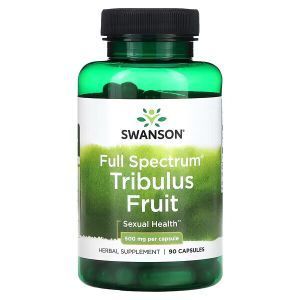 Трибулус, Tribulus Fruit, Swanson, плоды, 500 мг, 90 капсул