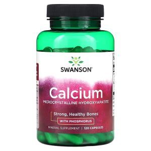 Кальций, Calcium, Swanson, 120 капсул