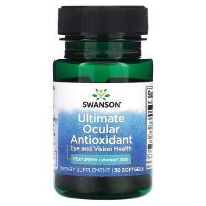 Антиоксидант для глаз, Ultimate Ocular Antioxidant, Swanson, 30 капсул