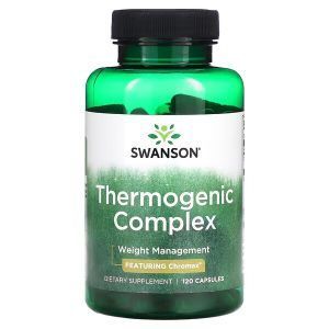 Термогенный комплекс для коррекции веса, Thermogenic Complex, Swanson, 120 капсул