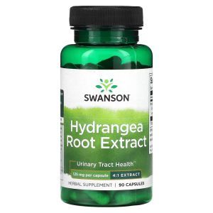 Корень гортензии, Hydrangea Root Extract, Swanson, экстракт, 125 мг, 90 капсул