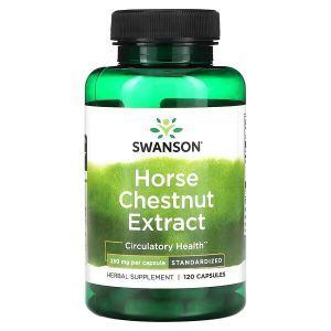 Экстракт конского каштана, Horse Chestnut Extract, Swanson, 250 мг, 120 капсул