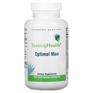 Мультивитамины для мужчин, Optimal Man, Seeking Health, 120 вегетарианских капсул 
