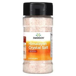 Гималайская соль, Himalayan Crystal Salt, Swanson, кристаллическая, мелкого помола, 150 г