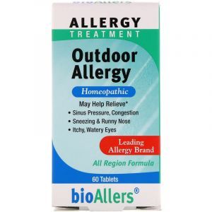 Лікування алергії, Allergy Treatment, bioAllers, NatraBio, 60 таблеток