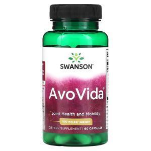 Поддержка здоровья суставов, AvoVida, Swanson, 100 мг, 60 капсул